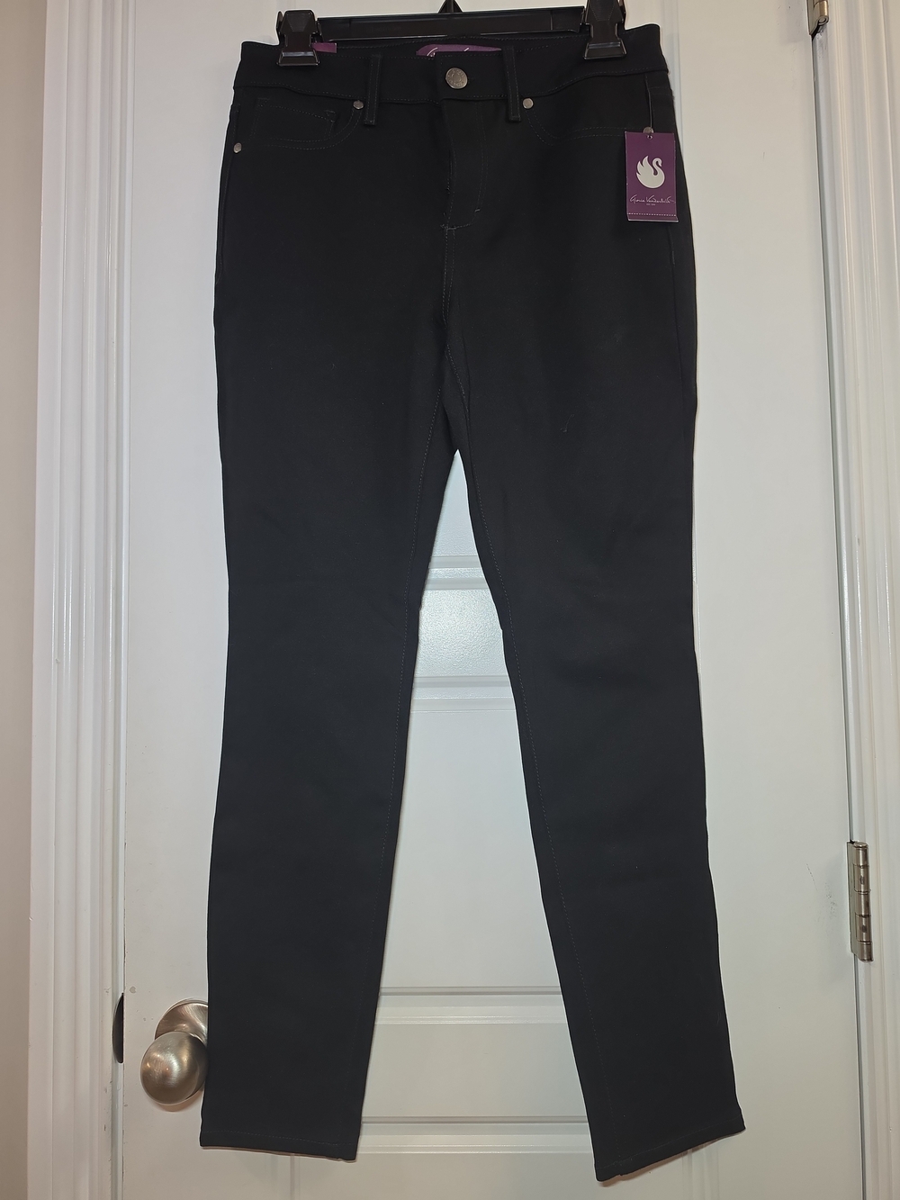 Amanda Vendebelt Women's Slimming Jean Black Vickie Sz 6P Average New with Tags